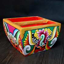 Folk handicraft Peking Opera club fire horse spoon face makeup decoration ornaments Dou town house folk custom antique Chinese decoration