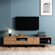 Nordic modern simple TV cabinet living room small house metal minimalist TV cabinet industrial style creative new floor cabinet