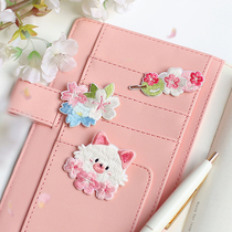Cherry blossom season embroidery patch cloth patch patch patch patch Hand Book flower decoration stick hand book flower decoration stick ipad shoes down jacket stick