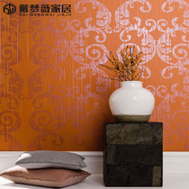 German original imported wallpaper French modern minimalist Nordic Damasge living room bedroom background Villa wallpaper