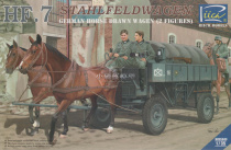 Wise model RV35043 1 35 German World War II Hf 7 Transport Wagon Group