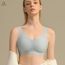 Tila underwear woman with small bras without trace of breast gathering anti-drooping steel ring summer thin bra