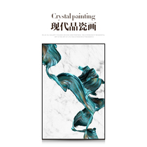 Ruijie modern simple living room decoration abstract painting porch corridor hanging painting single crystal porcelain painting a ray of fragrance