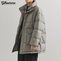 Winter new mens down jacket long young handsome Korean trend bread jacket thick warm jacket