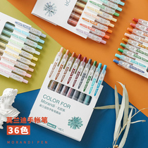 Miscellaneous Ah hipster Morandi color gel pen color set 0 5 students hand account Press multi-color pen color pen