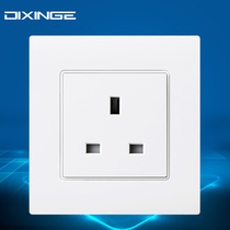 Yinggui 13A English-style socket 86 Type PC panel Insign Hong Kong version Inregularity square Power Supply Wall Socket