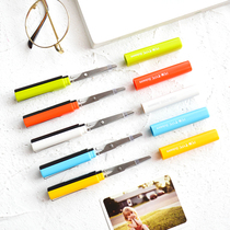 Morning light portable portable pen small scissors Mini pen type Creative folding pen shape safe and cute Japanese and Korean version