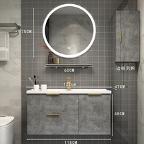 New product Beisheng Room wash table Light luxury bathroom cabinet Modern simple face wash basin basin cabinet combination