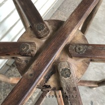 Old Huanghuali Antique Old Wood Club Club Generation Huanghuali Sea Yellow Folding Face Holder Qingming Furniture