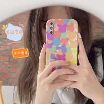 X-IT suitable for Huawei enjoy 10e mobile phone case candy wave dot straight edge fine hole lambskin all-inclusive protective cover