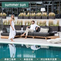 Grapewood Outdoor Module Sofa Patio Villa rattan furniture Hotel Minjuku Outdoor Garden Terrace Casual Rattan Chair