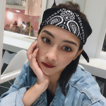 ins Skull Pattern Headscarf Street Punk Hip Hop Students B-boy Sports Breakup Headdress