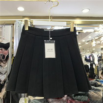 Wool pleated short skirt AVR high waist thin 2020 autumn and winter 93A15 fashion age reduction A word skirt womens tide