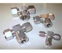 Stainless steel cutting sleeve joint cutting sleeve three-way middle connector three-way pipe connector 468101214mm