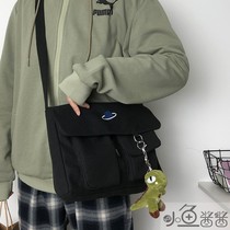  Japanese dark planet messenger bag Korean ins literary retro Hong Kong windsurfing cloth bag Harajuku male and female students in class