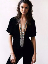 Exaggerated female necklace Tibetan Tibetan ornaments vintage ethnic style long sweater chain jewelry accessories Nepal exotic