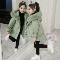 South Korea girls coat plus velvet jacket winter thick cotton-padded jacket down cotton Western style Parker served zhong da tong winter