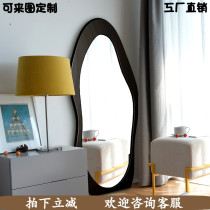Original design creative Net red Nordic home porch wall-mounted decoration clothing store full-body trial dressing floor mirror