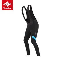 Santic forest New Spring bicycle riding pants strap trousers breathable sweating road car pants men