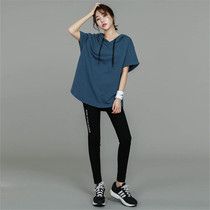 Yoga clothes women wear gym sports suit Womens outdoor running loose thin fast drying breathable two-piece suit