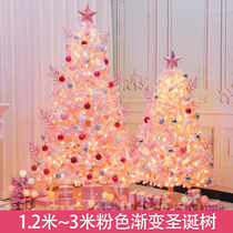 Christmas Tree Christmas Christmas Decorations Package Home Ins Nets Red Pink Cherry Blossom Trees Small Mini desktop