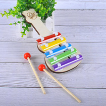 Wooden children Beat musical instruments five-tone hand-knocking xylophone for infants and young children early education Music cognitive educational toys