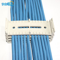 YQHF Yuqi Hengfei computer room wiring grid bridge cable management plastic wild card cable fixing device 12mm*6