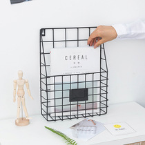 Nordic Iron Art Grid Photo Wall Trim Room Dorm Hung Wall Shelf Hanging Clips No Mark-No Mark Photos Wall