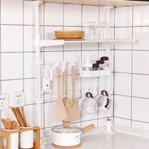 Dearest kitchen shelf retractable cabinet window sill storage rack non-perforated pylon seasoning rack seasoning rack bowl dish rack