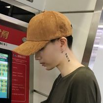 Hats male hipster Korean version of Joker basic baseball cap men autumn winter corduroy cap male casual cap