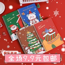 Christmas Coil book Student Mini Pocket Notebook Portable notepad Christmas Day gift Practical prize