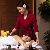 Foot bath massage parlor spa health club spa technician uniform overalls set Female Beautician work uniform