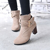 2019 Winter Fashion Womens ladies high heels ankle boots