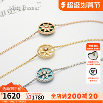 18k gold diamond bracelet Platinum eight manifest compass bracelet retro rose jewelry bracelet jewelry woman