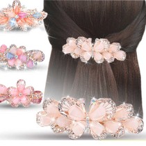 Korean version of multi-style spring rhinestone hairclip head jewelry cross clip hair clip hair clip top clip hair band hair band