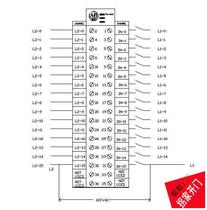 AB plc module wiring complete building electrical node cad drawing