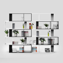 Office furniture lattice cabinet partition baffle creative fashion display cabinet free combination storage rack