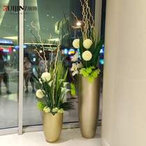 New flower pot vase flower pot FRP shaped combination Shopping mall hotel Meichen landing big decorative landscape art