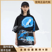 we11done official website 20ss three-dimensional foam printing logo letter t-shirt welldone short-sleeved