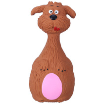 Iri with voice called vocal latex pet toy small dog eco-friendly teddy gold wool training grindle dog toy