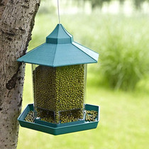 Park bird feeder Outdoor metal villa Garden Field bird supplies Community Balcony Bird trough feeder