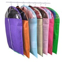 High quality dust cover thickened non-woven dust cover transparent Western clothes cover cashier bag clothes cover dust-proof bag