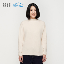 klee klee eco-friendly cotton alpaca flat machine semi-turtleneck pullover K0193KT04
