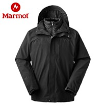 marmot Groundhog new Waterproof warm mens suit down three-in-one goose down liner warm jacket