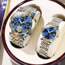 Valentines Day gift brand Swiss certified 1314 couple watch a pair of mens and womens mechanical watch couple models waterproof