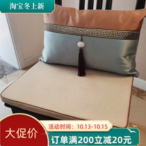 Chinese cushion mahogany master chair cushion solid color simple household sofa cushion universal high-end memory cotton dining chair cushion
