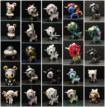Tokidoki Toy unicorn Mermaid Cherry Blossom Bubble Matt candy donut hand-made