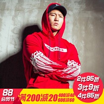 Muscle Dog Muscle Dog street graffiti wind sports splashing ink letter print spring and summer casual short sweater