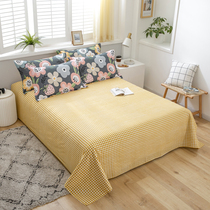 All cotton sheets single Cotton single bed cover 1 5m double 1 8 meters 1 2 single student 0 9 single bed cover