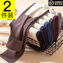 No Mark Suede Pants Mens Gvet Tight Fit Slim Fit Pants Self Heating Autumn Winter Silk Kneecap Warm Beat Bottom Line Pants